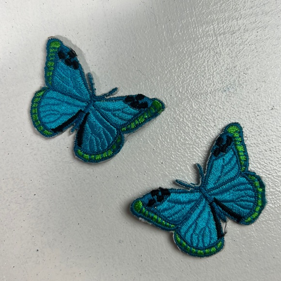 Patches set butterflies & heart “Nope” Patch Iron On 🆕 NEW - Picture 3 of 8